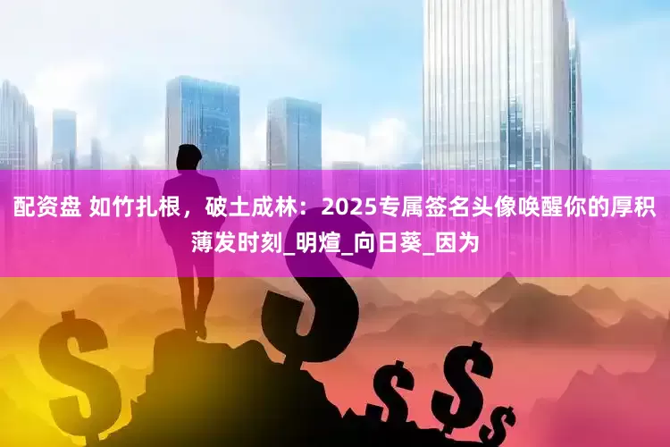 配资盘 如竹扎根，破土成林：2025专属签名头像唤醒你的厚积薄发时刻_明煊_向日葵_因为
