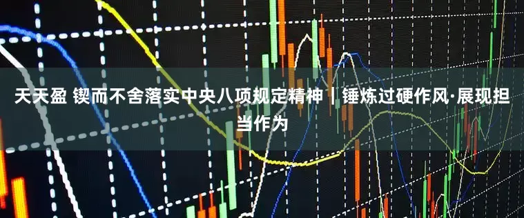 天天盈 锲而不舍落实中央八项规定精神｜锤炼过硬作风·展现担当作为
